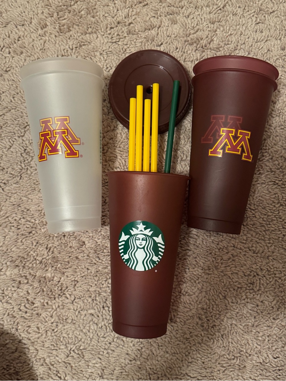Starbucks Reusable Plastic Cup Set